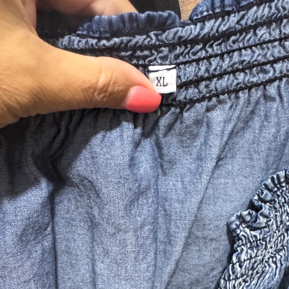 Amazon Blue Denim Jumpsuit - Picture 3 of 5